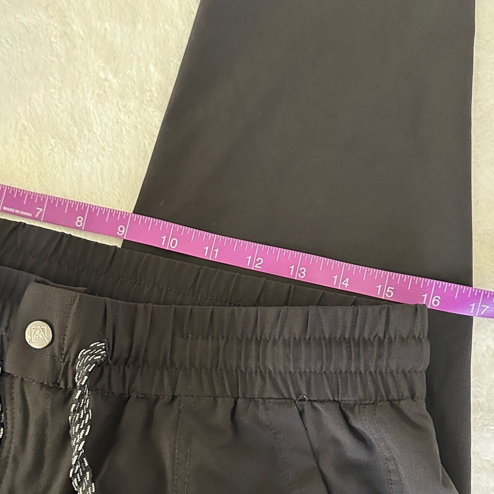 Avalanche Black Jogger Pants with Drawstring - Picture 3 of 11